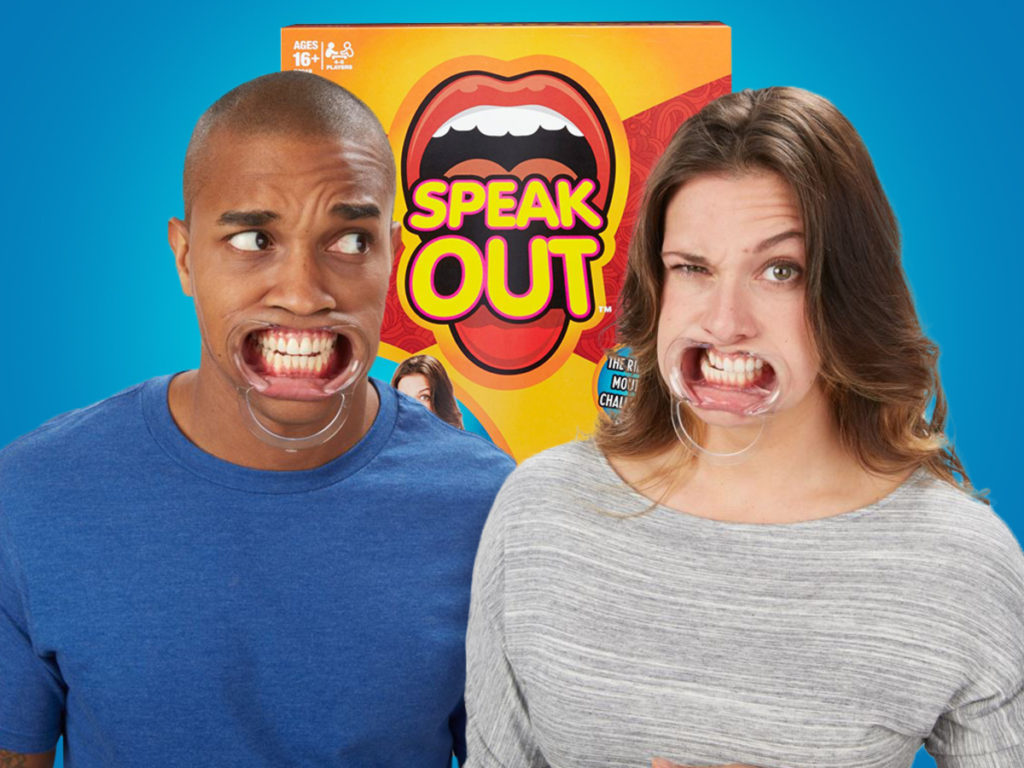 Speak out spillet på dansk